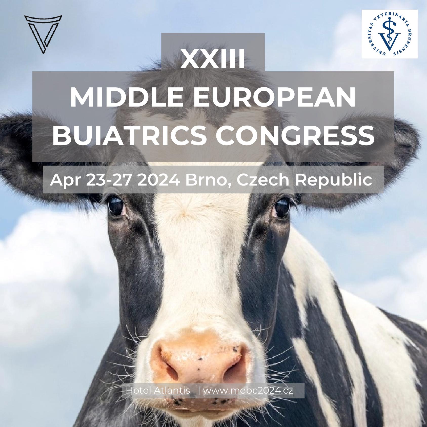 XXIII. Middle European Buiatrics Congress